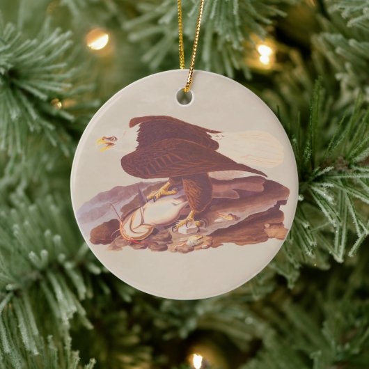 Klassieke koolvis met verse vis keramisch ornament (Boom)