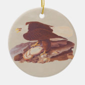 Klassieke koolvis met verse vis keramisch ornament (Voorkant)