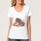 Klassieke koolvis met verse vis t-shirt (Voorkant)