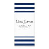 Klassieke koopprijs in de koopvaardij Stripe Busin Reclamekaart (Achterkant)