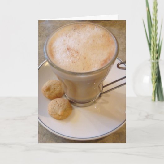 Klassieke kop koffie in Trujillo Kaart (Voorkant)