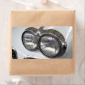 Klassieke koplampen voor auto's etiket (Insitu)