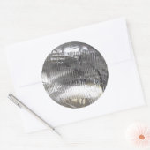 Klassieke koplampen voor auto's ronde sticker (Envelop)