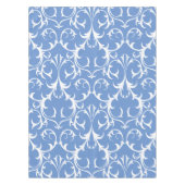 Klassieke korenbloem Blauw & Wit Damast Bloemen Tafelkleed (Voorkant)