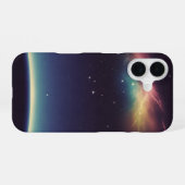 Klassieke Kosmische Horizon iPhone 16 Hoesje (Achterkant horizontaal)