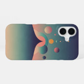 Klassieke Kosmische Horizon iPhone 16 Hoesje (Achterkant horizontaal)