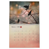 Klassieke kraaienkalender kalender (Feb 2026)