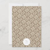 Klassieke Kraft HO! HO! Uitnodiging voor feestdag (Achterkant)