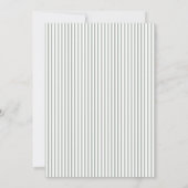 Klassieke Krans Monogram Vakantie Party Uitnodigin Kaart (Achterkant)