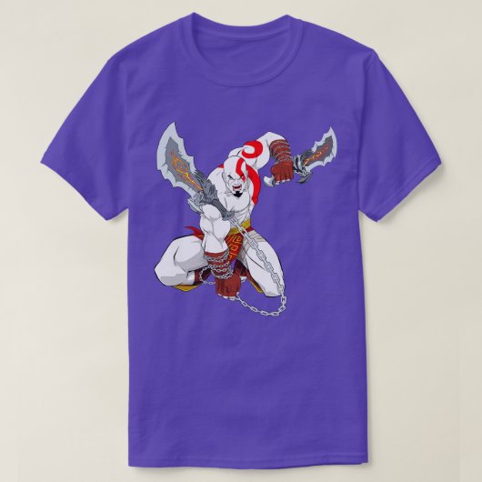 Klassieke Kratos de God van de Oorlog T-shirt (Design voorkant)
