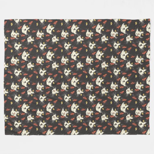 Klassieke kratten fleece deken (Voorkant (Horizontaal))