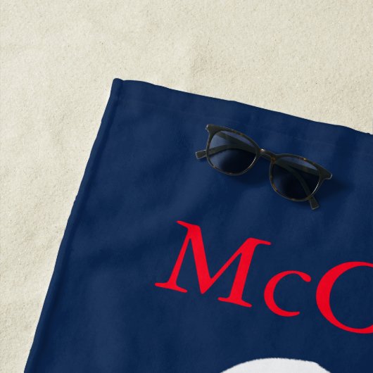 Klassieke kreeft van de marine strandlaken (In situ)