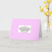 Klassieke Kroon Notecards Kaart (Gele Bloem)