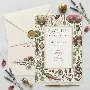 Klassieke Kruiden Groenten Save The Date