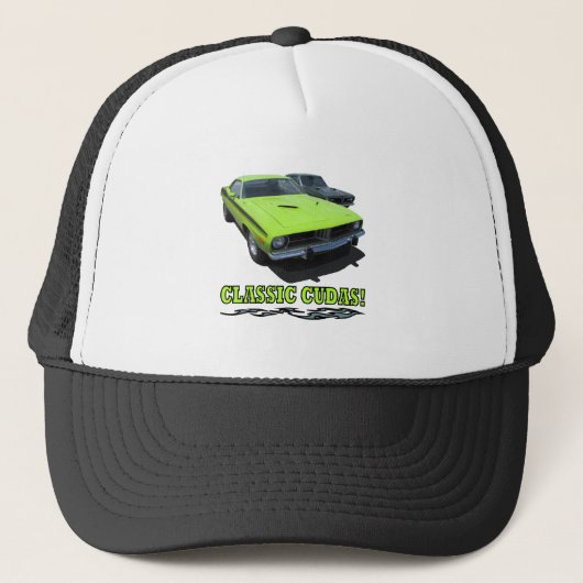 Klassieke kubaseontwerp trucker pet (Voorkant)
