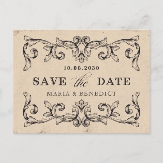  klassieke kunst bruiloft briefkaart (Voorkant)