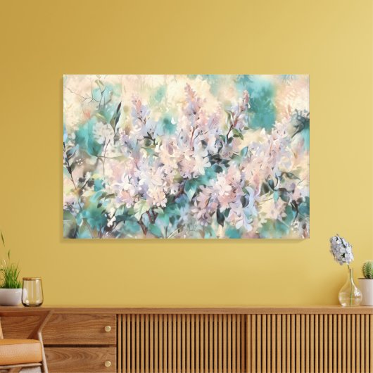 *~* Klassieke kunst Delicaat Schilderij Lilacs Lav Canvas Afdruk (Insitu (Woonkamer))