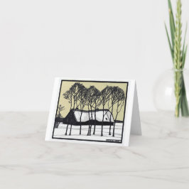 Klassieke kunst feestdagen kaart