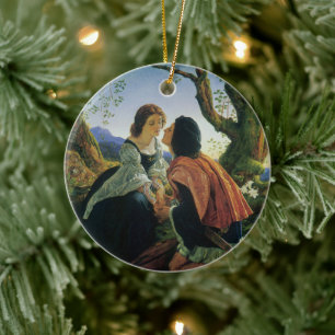 Klassieke kunst, Geliefden bij schemering, Sir Jos Keramisch Ornament