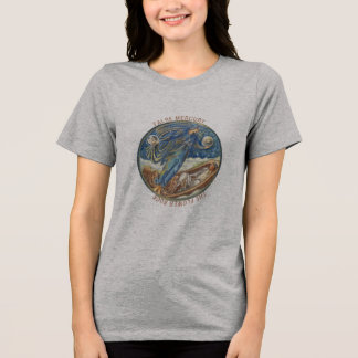 Klassieke Kunst Geremasterde Mercurius Vintage Tri-Blend Shirt