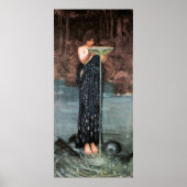 Klassieke kunst John W. Waterhouse Circe Invidiosa Poster (Voorkant)