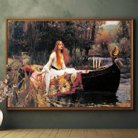 Klassieke kunst John W. Waterhouse Lady of Shalott