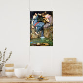 Klassieke kunst John William Waterhouse Poster (Keuken)