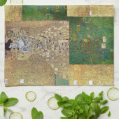 Klassieke kunst Klimt schilderen Theedoek (Gevouwen)