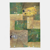 Klassieke kunst Klimt schilderen Theedoek (Verticaal)