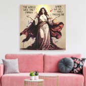 Klassieke Kunst Mary Magdalene Citaat Canvas Afdruk (Insitu (Woonkamer))