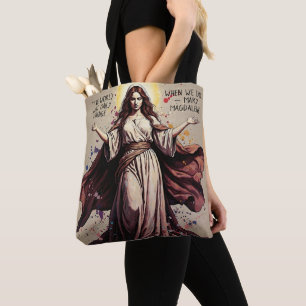 Klassieke kunst Mary Magdalene citaat Tote Bag
