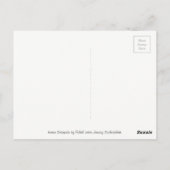 Klassieke kunsten die paarden runnen briefkaart (Achterkant)