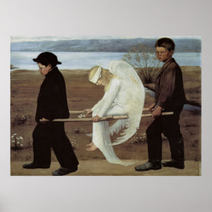 Klassieke kunstfoto van poster Wond Angel