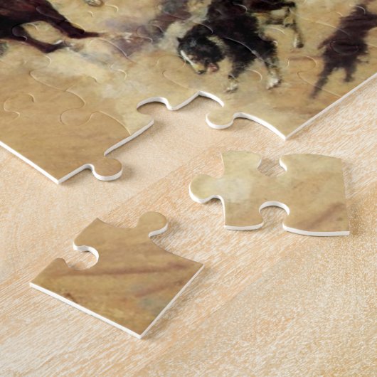 Klassieke kunstpuzzel legpuzzel (Zijkant)