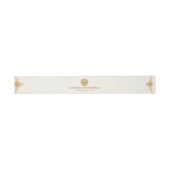 Klassieke kust Coral schelp strand bruiloft Uitnodigingen Wikkel (Vlak)