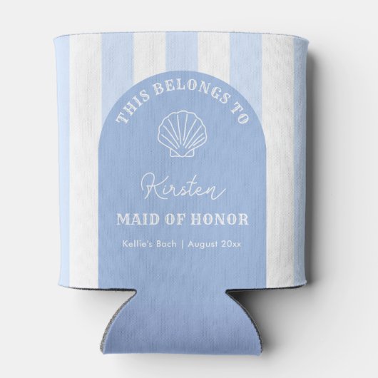 Klassieke Kust Individuele Namen Meisjes Uitstap P Blikjeskoeler (Achterkant)