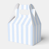 Klassieke Kustbruiloft Blauw En Wit Streep Bedankdoosjes (Achterkant)