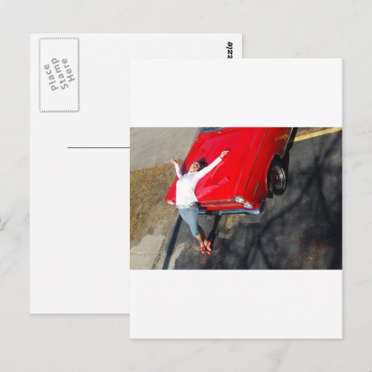 Klassieke kwikbestanddelen briefkaart (Voorkant / Achterkant)