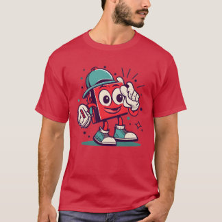 Klassieke lachende emoticons vintage t-shirt