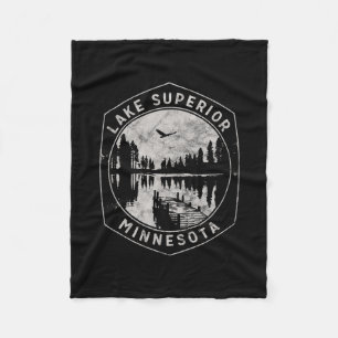 Klassieke Lake Superior Minnesota Buitenactiviteit Fleece Deken