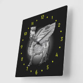 Klassieke Lamassu Acrylwand Vierkante Klok (Hoek)