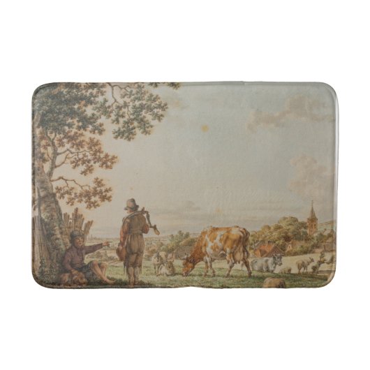 Klassieke landelijke landschapskunst badmat (Voorkant)