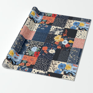 Klassieke landelijke patchworkdeken - Krachtige bo Cadeaupapier