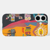 Klassieke Las Vegas gokken reisposter kunst Case-Mate iPhone Case (Achterkant (horizontaal))