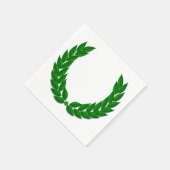 Klassieke Laurel Krans servet (Hoek)