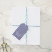 Klassieke Lavendel Hand Getrokken Wedding Schets A Cadeaulabel (Met Touw)