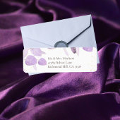 Klassieke lavender Eucalyptus Return Address Label