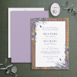 Klassieke lavender Eucalyptus Wood Weddenschap Kaart<br><div class="desc">Oh,  we zijn zo blij met deze traditionele officiële lavender eucalyptus,  rustige trouwuitnodiging! Met handgeschreven scripttypografie,  lavender en eucalyptus waterverf botanische floralen en een verouderde barnwood textuur. Een deel van een trouwsuite waarvan we hopen dat u zoveel houdt als wij: https://www.zazzle.com/collections/lavender_eucalyptus_floral_wood_wedding-119193107197450251 Copyright Elegant Invites,  alle rechten voorbehouden.</div>