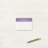 Klassieke lavender Paars, op maat 4 x 3 inch Post-it® Notes (Op bureau)