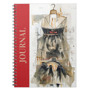 Klassieke LBD Little Black Dress Sketchbook Diary Notitieboek